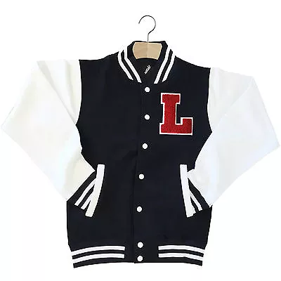 Buy Varsity Baseball Jacket Unisex Personalised With Genuine Us College Letter L • 39.95£