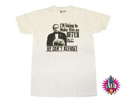 Buy Official The Godfather Make Him An Offer White Retro Tee T Shirt New • 9.95£