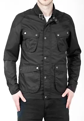 Buy Mens Smart Casual Short Black Coat Lightweight Winter / Summer / Rain Car Jacket • 19.99£