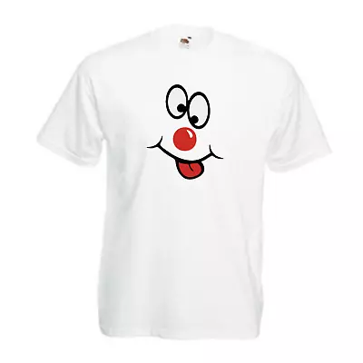 Buy New Red Nose Day Funny Face T-shirt Kids Men Women 2023 Shirt Funny T-shirt Top • 5.99£