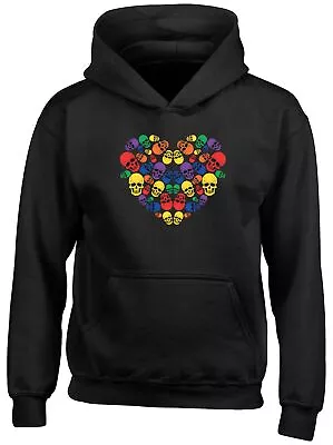 Buy Skull Pride Colour Childrens Kids Hooded Top Hoodie Boys Girls Gift • 13.99£