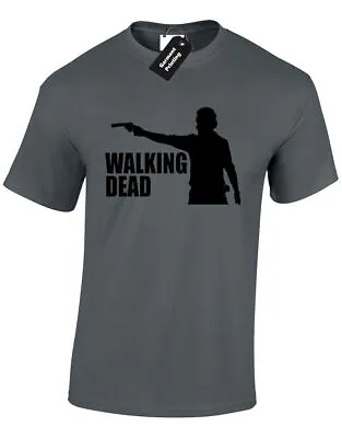 Buy Rick Silhouette Mens T Shirt Walking Dead Daryl Dixon Michonne Zombies Michonne • 7.99£