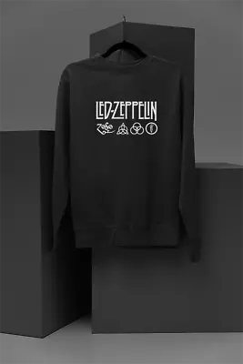 Buy Led Zeppelin | Rock Band Sweatshirt | Vintage-inspired | Retro Rock | 70s Style • 34.99£