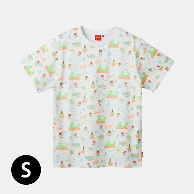 Buy Nintendo Animal Crossing T-shirt B Size S Multi Color 100% Cotton Japan New • 83.99£