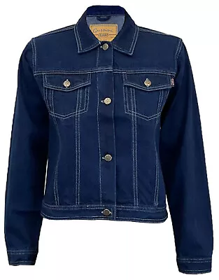 Buy Ladies Girls Denim Jacket Crop Style Womens Button Up Jean Vintage Coat Bnwt • 6.79£