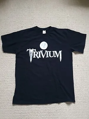 Buy Vintage Trivium Band T Tee Shirt The Black Crusade Large Concert Tour • 34.99£
