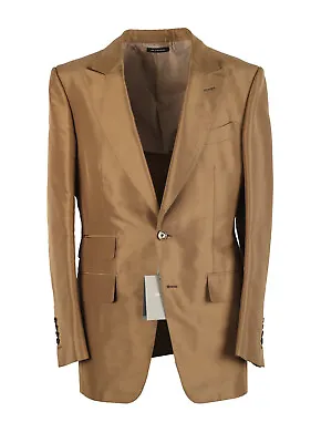 Buy TOM FORD Atticus Beige Silk Sport Coat Size 46 / 36R U.S. Jacket Blazer  New ... • 1,799.10£
