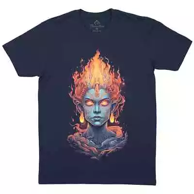 Buy Fire Nymph Mens T-Shirt Horror Fiery Fairy Goddess Witchcraft Spirit E274 • 11.99£