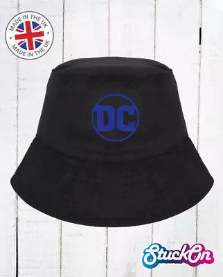 Buy DC Hat Bucket Merch Clothing Gift Novelty Super Hero Comic Con TV Fun Unisex • 9.99£