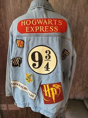 Buy New Look Denim Jacket Size 24 Harry Potter Inspired 9¾ • 33£