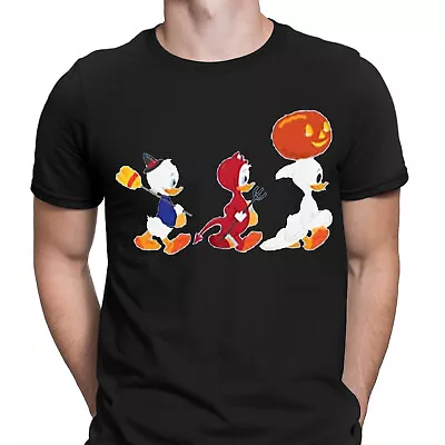 Buy Trick Or Treating Halloween Ducks Ghost Huey Mens T-Shirts Tee Top #D • 9.99£