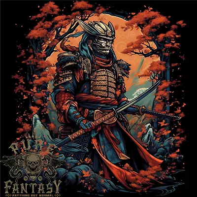 Buy A Samurai Warrior With Swords Katana Kenjutsu Mens Cotton T-Shirt Tee Top • 10.75£