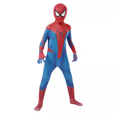 Buy Spider-Man Cosplay Clothes Child Boys Halloween Carnival Jumpsuit Fancy Dress Up • 15.24£