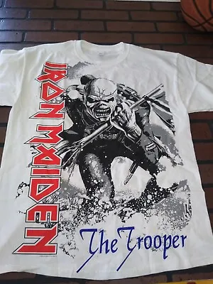 Buy IRON MAIDEN - 2020 The Trooper Men's Blood Splattered T-shirt ~Never Worn~ M L • 39.50£