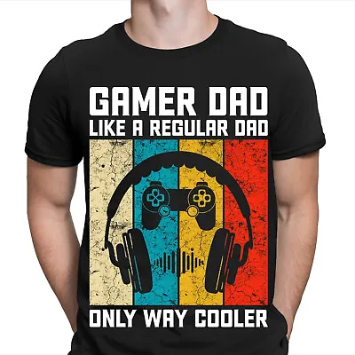 Buy Gamer Dad Fathers Day Gift For Daddy Mens Present Gift Novelty Tee T-Shirts • 9.99£