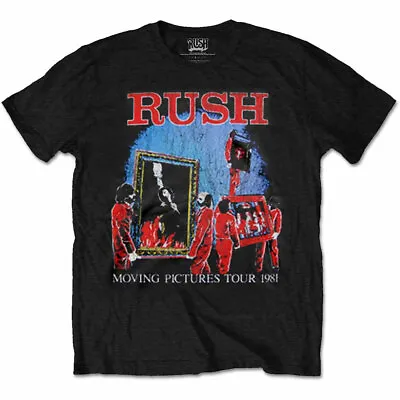 Buy Rush Moving Pictures Tour Black T-Shirt NEW OFFICIAL • 14.89£