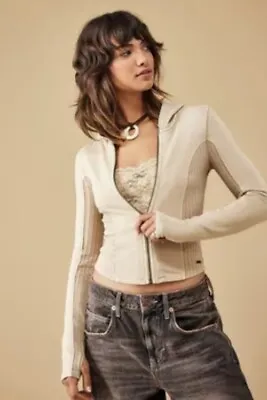 Buy Urban Outfitters Fran Hoodie Zip Cardigan New Size Small 8/10 Sweatshirt  • 14£