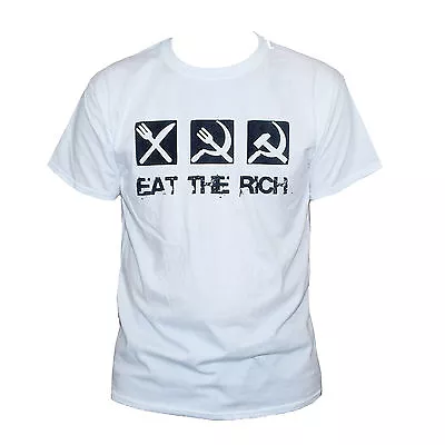 Buy Eat The Rich Anarchy Class War PunkT-shirt Unisex Short Sleeve S-2XL • 13.05£