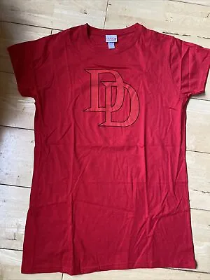 Buy Red Marvel DD (Daredevil) T-shirt, Ladies XL • 9.99£