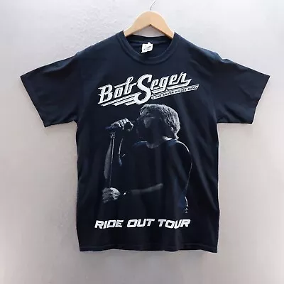 Buy Bob Seger T Shirt Medium Black Ride Out Tour Concert Rock Band Music • 12.99£