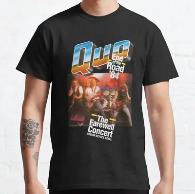 Buy STATUS QUO - END OF THE ROAD 1984 T-Shirt - BRAND NEW - SIZES - S - 5XL • 14.99£