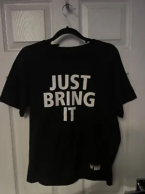 Buy The Rock Dwayne Johnson 2011 WWE Shirt Just Bring It Brahma Bull Youth Large/Sm • 10£