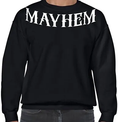 Buy Mayhem Apparel Brand Sweater Hoodie  Hoody Motorcycles Tattoo Clothing • 40£