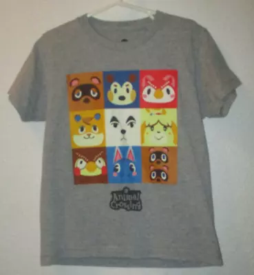 Buy Boys Girls Unisex Animal Crossing Game Character Graphic T-Shirt Size XS 4 • 3.54£