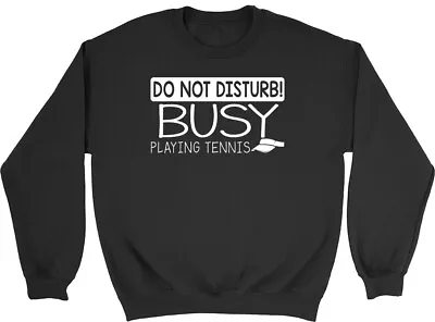 Buy Do Not Disturb! Busy Playing Tennis Kids Childrens Jumper Sweatshirt Boys Girls • 15.99£