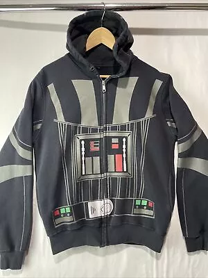 Buy Dickies Star Wars Darth Vader Full Zip Up Hooded Sweater Size Large Youth Worn • 6.43£