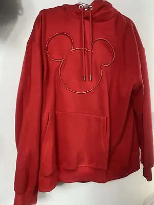 Buy Red Mickey Mouse Hoody. Size L • 16.43£