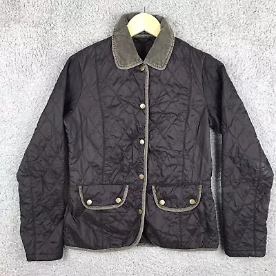 Buy Barbour Vintage Quilt Quilted Jacket Brown Womens Size UK 10 VGC • 14.99£