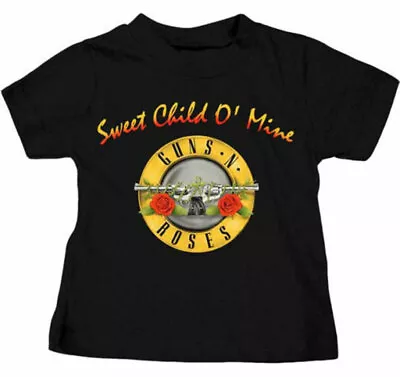 Buy Guns N Roses Sweet Child O' Mine Child Kids Black T Shirt GNR Boys / Girls Tee • 16.95£