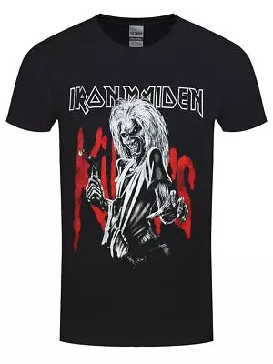 Buy Iron Maiden T-shirt Killers Eddie Large Graphic Distress Men's Black • 16.99£