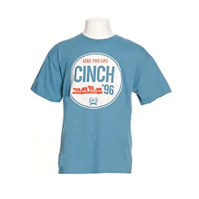 Buy Cinch® Youth Boy's Lead This Life Blue Graphic T-shirt MTT7670120 • 14.15£
