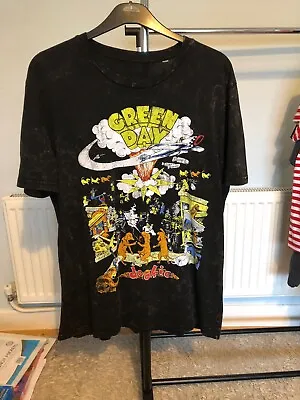 Buy Green Day Dookie T-Shirt 2022 XXL Black RetroStain Effect Brand New • 9£