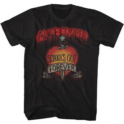 Buy Alice Cooper Schools Out Forever Men's T Shirt Shock Rock Concert Tour Merch • 50.81£