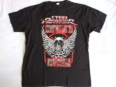 Buy Steel Panther T-Shirt Official 2017 Death To All But Metal Rock Glam Sleazy Pois • 24£