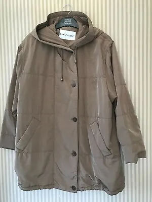 Buy Unused’dannimac’size:xl Quilted Hooded Warm Jacket-adjustable Toggle Hood/waist • 15.99£