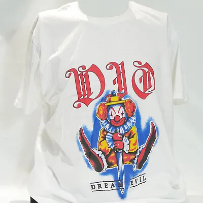Buy Dio Metal Rock Short Sleeve White Unisex T-shirt S-3XL • 14.99£