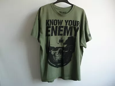 Buy Official 2016 Call Of Duty Infinite Warfare Know Your Enemy T-Shirt Mens XL • 8.99£
