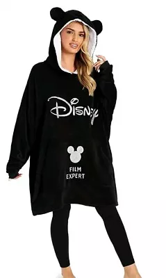 Buy Disney Women's Hoodies, Mickey Mouse Blanket Hoodie, Minnie And Mickey Gifts • 24.99£