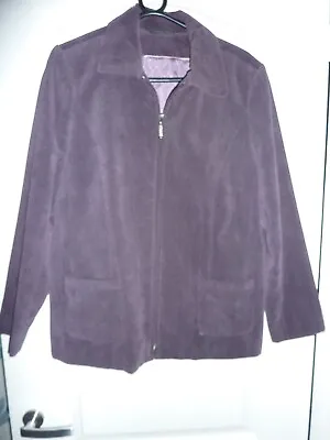 Buy Ladies Mauve Fine Corduroy Jacket Size 16 By Bon Marche • 6£