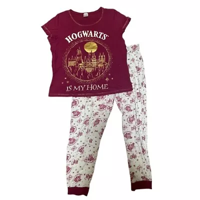 Buy Harry Potter 'Hogwarts Is My Home' Pajamas PJs - Size 12-14 • 9.99£