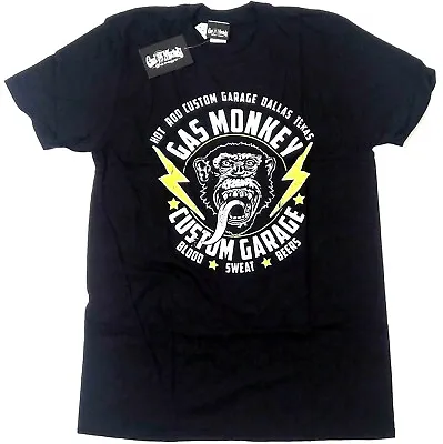 Buy Gas Monkey Garage Yellow Flash T Shirts CLEARANCE!! • 4.99£