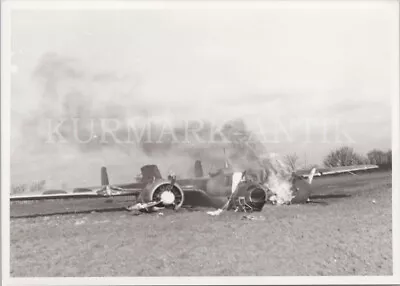 Buy C225 Photo Wehrmacht Archive Repro Luftwaffe Aircraft Fire Brigade Do17 Burns Combat • 3.42£