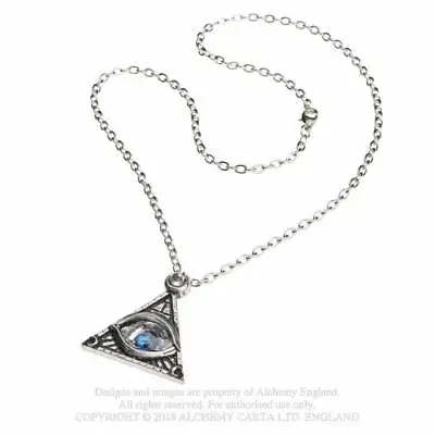 Buy Jewelry/Necklace/Pendant - Pewter - EYE OF PROVIDENCE - Gothic/Freemason/Wiccan • 18.49£
