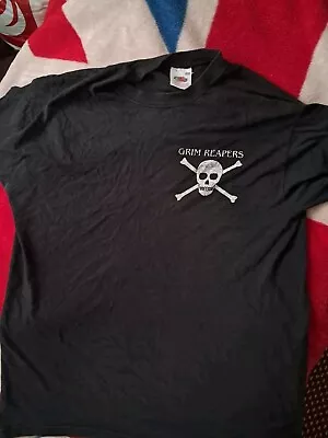 Buy Mens Large Black T Shirt 'Grim Reapers' • 30.48£