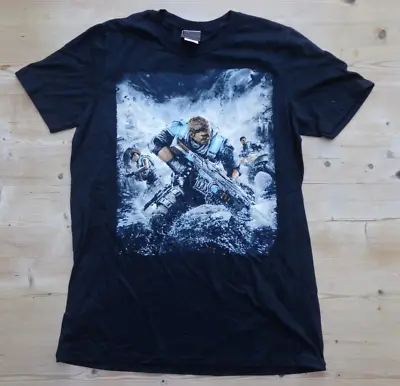 Buy Gears Of War 4 T-Shirt Size M Black • 4.93£