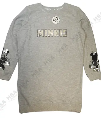 Buy Disney Minnie Mouse Ladies Warm Winter Long Jumper  Sweatshirt Christmas Gift • 14.99£